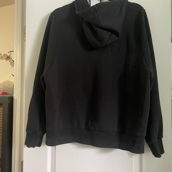 Plus sized black Adidas pullover hoodie - Picture 2 of 4